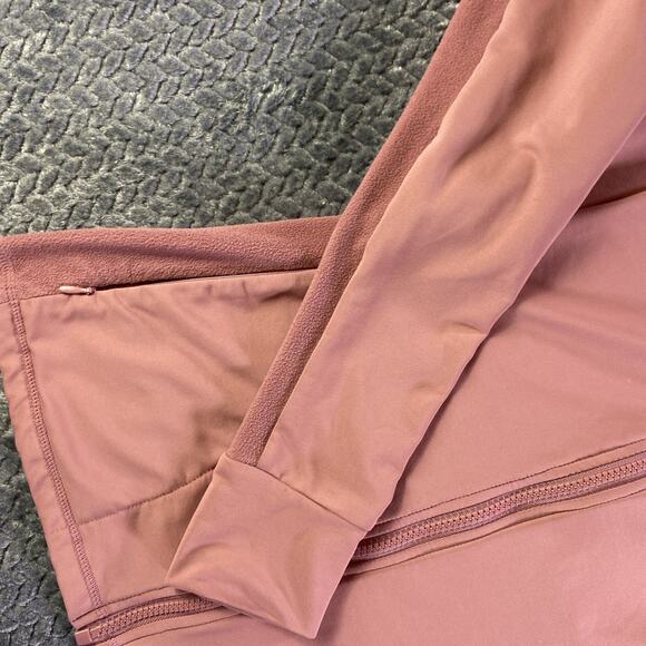 Fabletics Rosalia Performance Full Zip Athletic Thumbholes Mauve Pink Small - Picture 3 of 9